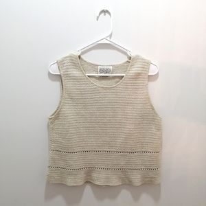 Vintage Jacklyn Smith Crochet Top